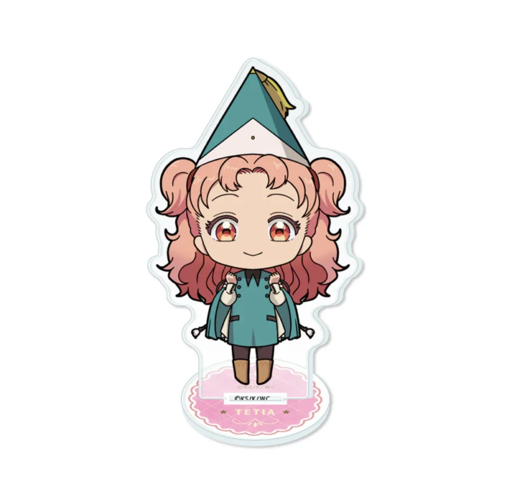 6cm Witch Hat Atelier Keychain Acrylic Stand Figure Coco Qifrey Agott Tetia Richeh Olruggio Plate Ryza Richeh Merch Fans Gifts