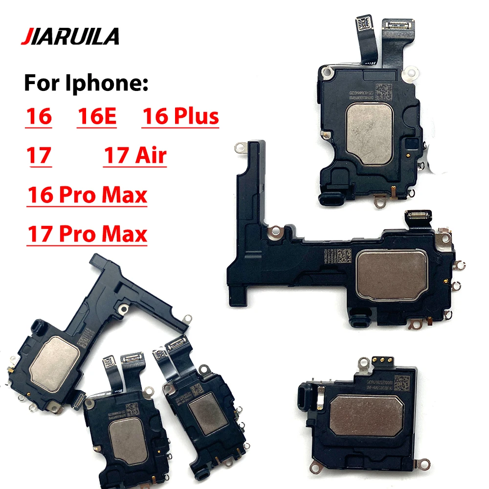 10Pcs, Earpiece Earphone Ear Speaker Sound Flex For iPhone 17 16 Pro Max 16 Plus 17 Pro 17Air Earpiece Ear Speaker Repair Parts