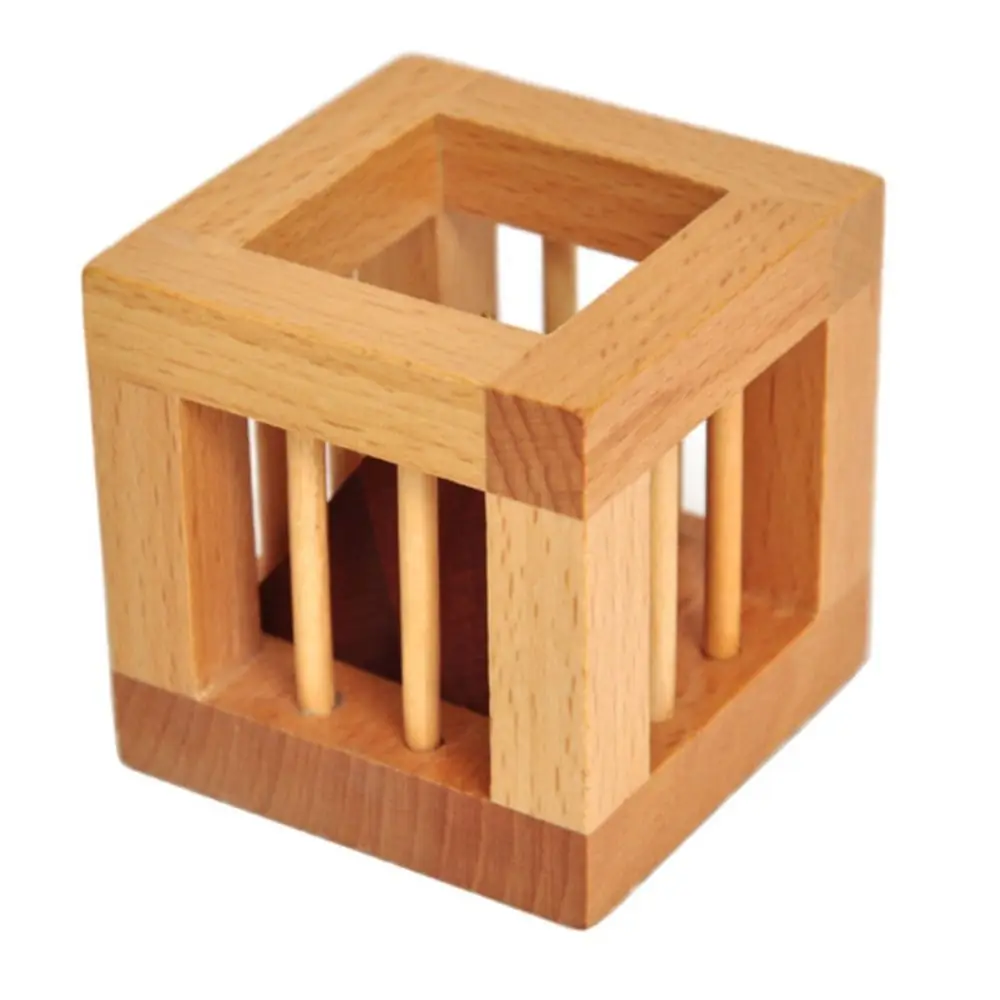 Unlock Wooden Brain Teaser Puzzle Opening Puzzle Box Luban Lock IQ Puzzle Mind Brain Teaser Wooden Brain Teaser