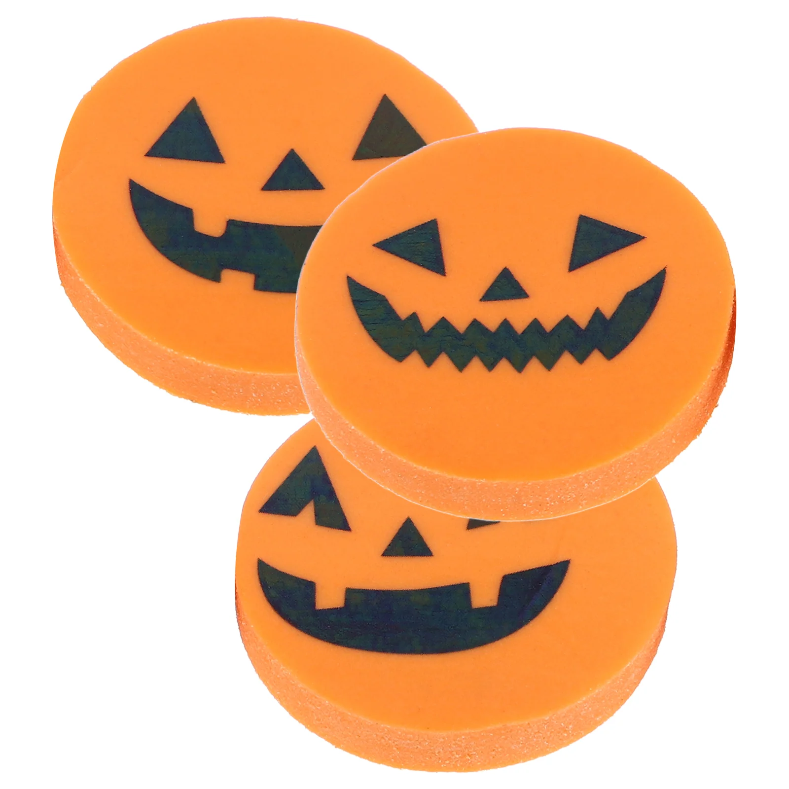 36pcs Pumpkin Shaped Eraser Halloween Creative Stationary Eraser for Kids Students cartoon eraser pencil eraser