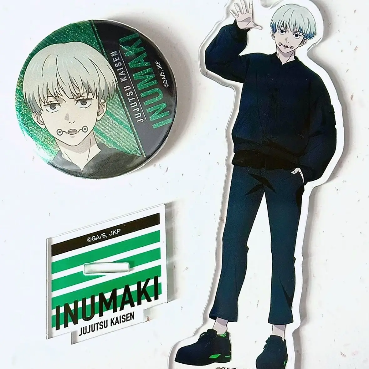 Jujutsu Kaisen Anime Figure Inumaki Toge  Cosplay Cute Acrylic Stand Model Decor Plate Desktop Display Room Ornament Gift Boy