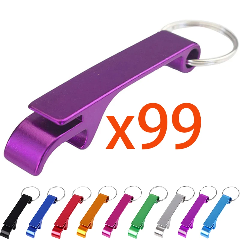 

99Pcs Keychain Bottle Opener Party Favor Birthday Party Supplies Guests Souvenirs