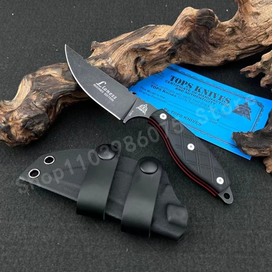 

Нож с фиксированным клинком V040, сталь 8Cr13Mov, рукоять G10 — прочный и универсальный, подходит для обеих рук, идеально подходит для кемпинга на природе