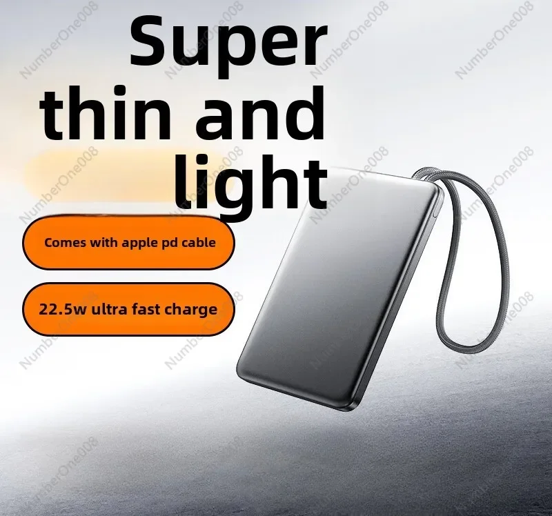 Turas comes with its own cable power bank, the new fast charging model is light, small and exquisite.