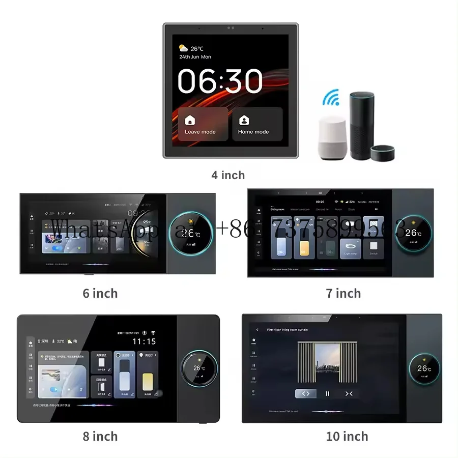 4 6 7 8 10 12 Inch Smart Home Touch Screen Automation Multi-Functional Intelligent