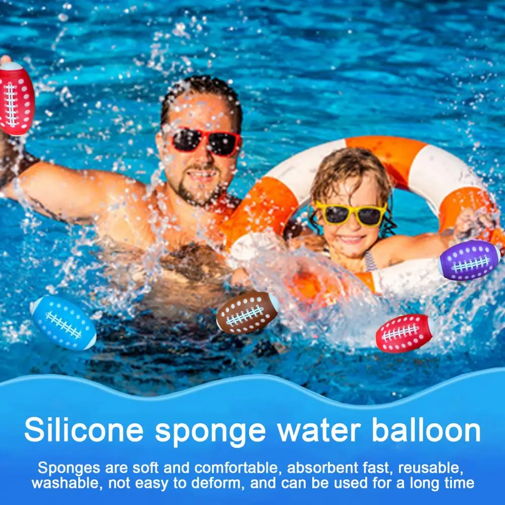 

1/6 шт., водный футбол, спортивный многоразовый водяной мяч с быстрым наполнением, летний открытый пляжный бассейн для детей и взрослых, регби, водный бой, игра