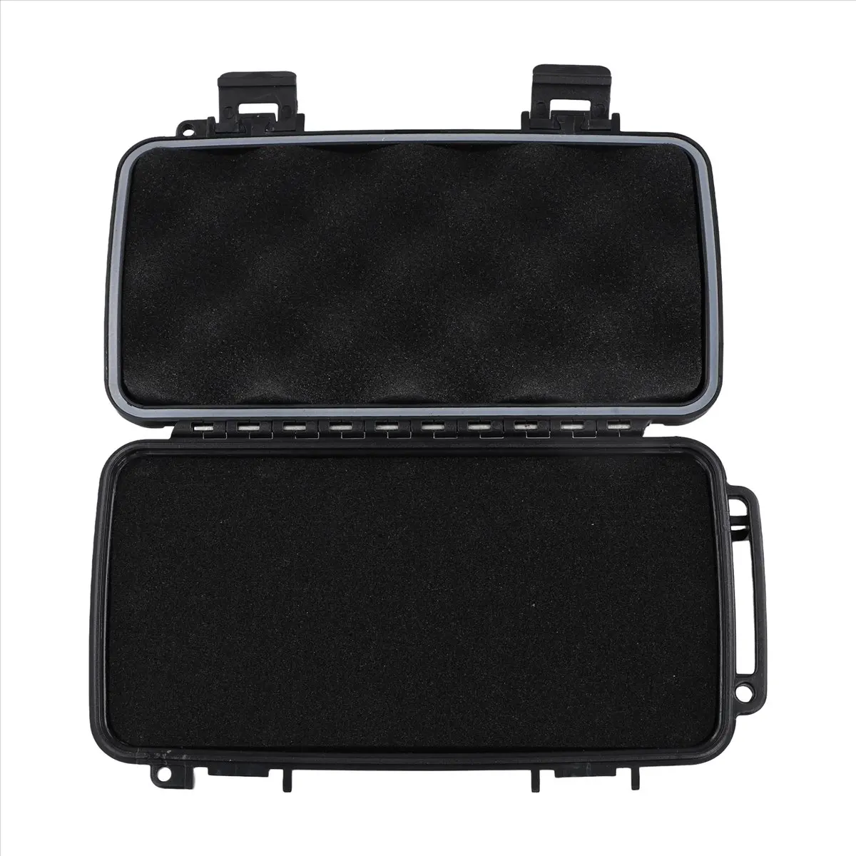 【Tools & Parts】 Black Hard Shell ABS Carrying Toolbox Shockproof Portable Toolbox Secure Tools Safety Instrument Tool Storage Ca
