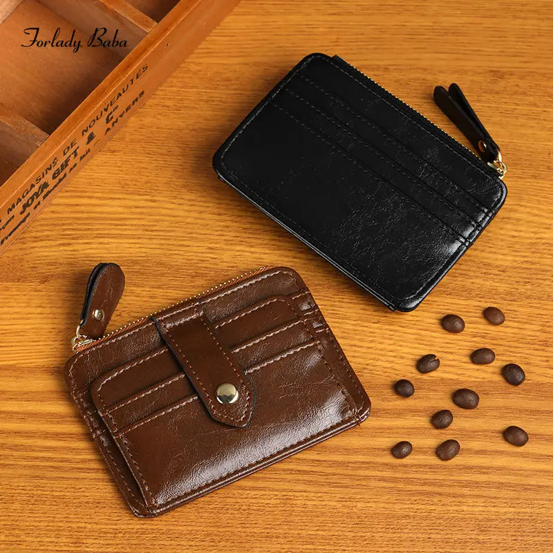 ID Card Holder Clip Anti Demagnetization Large Capacity Card Bag for Men Exquisite and High-end Card Bag for Women 2024