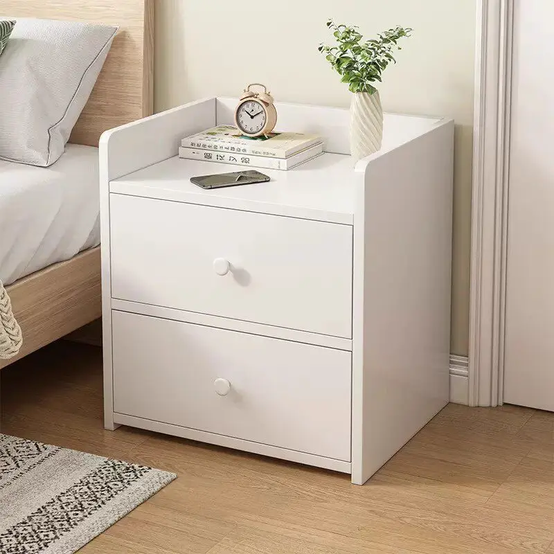White Organizer Nightstands Nordic Drawer Storage Luxury Modern Nightstands Bedside Bedroom Comodino Camera Da Letto Furniture