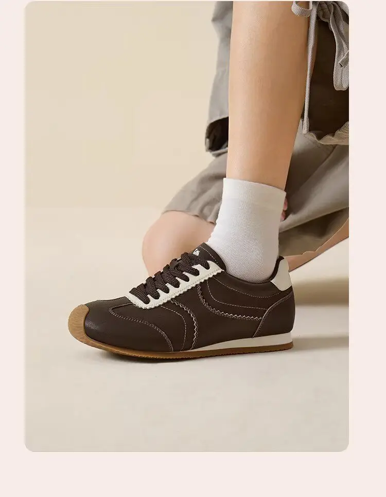 Golden Camel Women's Casual Sport Shoes Summer Comfortable Breathable Anti-slip Soft Sole Flat Outdoor Jogging Training Sneakers