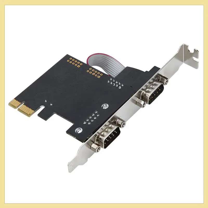 

TTKK-2X Pcie к последовательному порта Интерфейс RS232 Адаптер карты PCI-E PCI Express Карта расширения компьютера промышленного управления