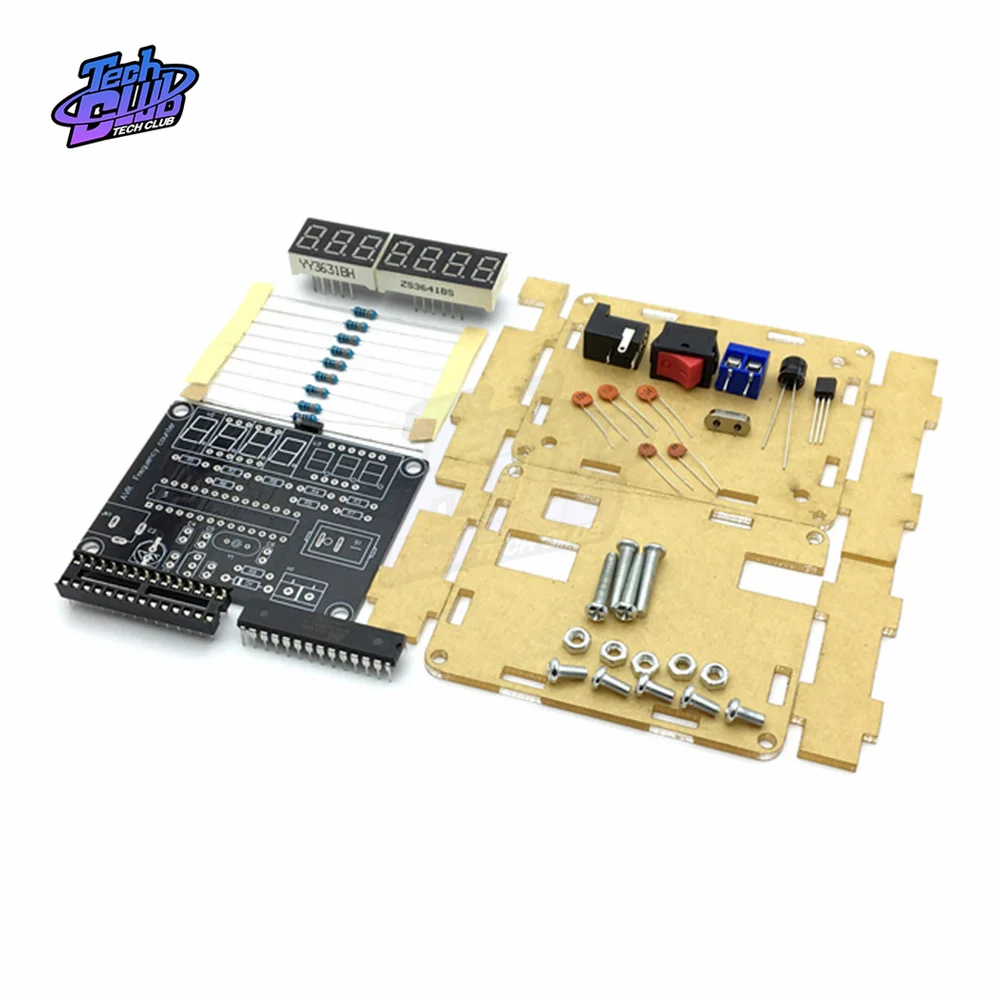 0.45HZ-10MHZ Frequency Meter Frequency Counter AVR Frequency with Shell Counter Cymometer Measurement Electrical Tool