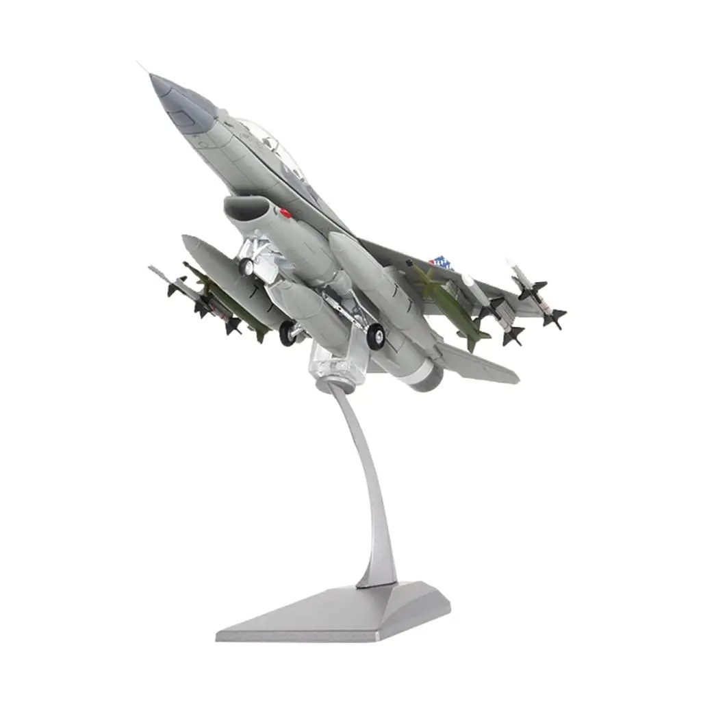 F-16D Fighting Falcon Avião, Modelo Diecast, Presente Ornamento, 1:72