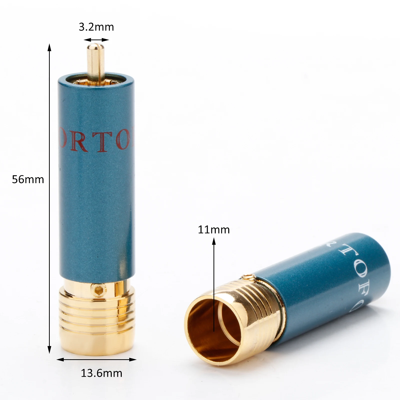 Preffair-Connecteurs de prise Audio Hi-Fi RCA plaqués or, R1722, borne RCA, vis ou connecteur soudé, haute qualité