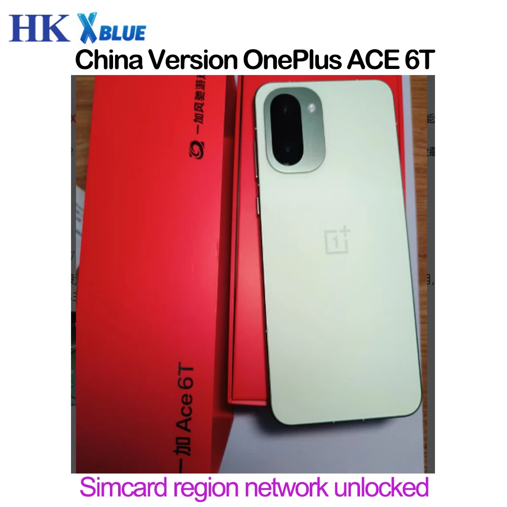 OnePlus ACE 6T Snapdragon 8 Gen5 8300 мАч 100 Вт Сеть SuperVOOC разблокирована 6,83 дюйма AMOLED 120 Гц 50 МП OIS NFC Обновление OTA