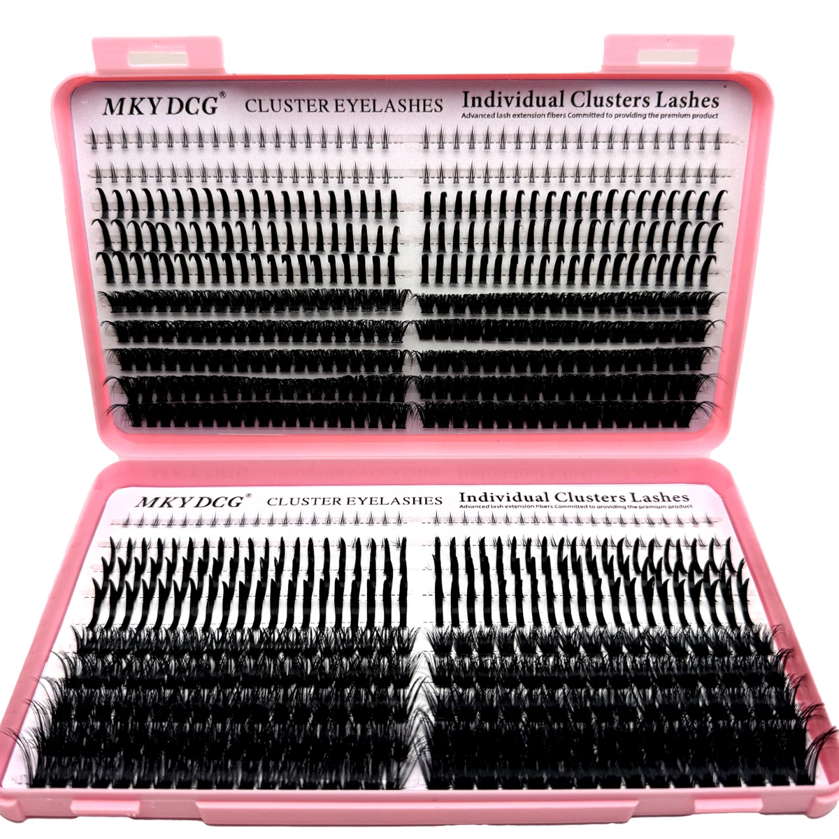 60d-100d inferior & espetado cílios clusters volume individual cílios cluster extensões picos cílios clusters diy fada/manga cílios