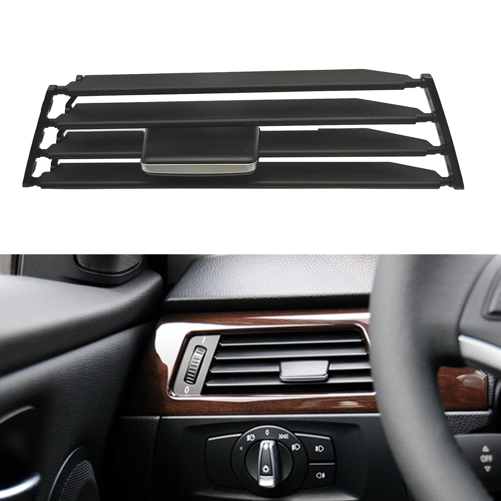 

For BMW E90 E91 E92 E93 3-Series M3 2005-2013 Conditioning Duct Grill Trim Car Front Side A/C Air Vent Grille Outlet Repair Kit