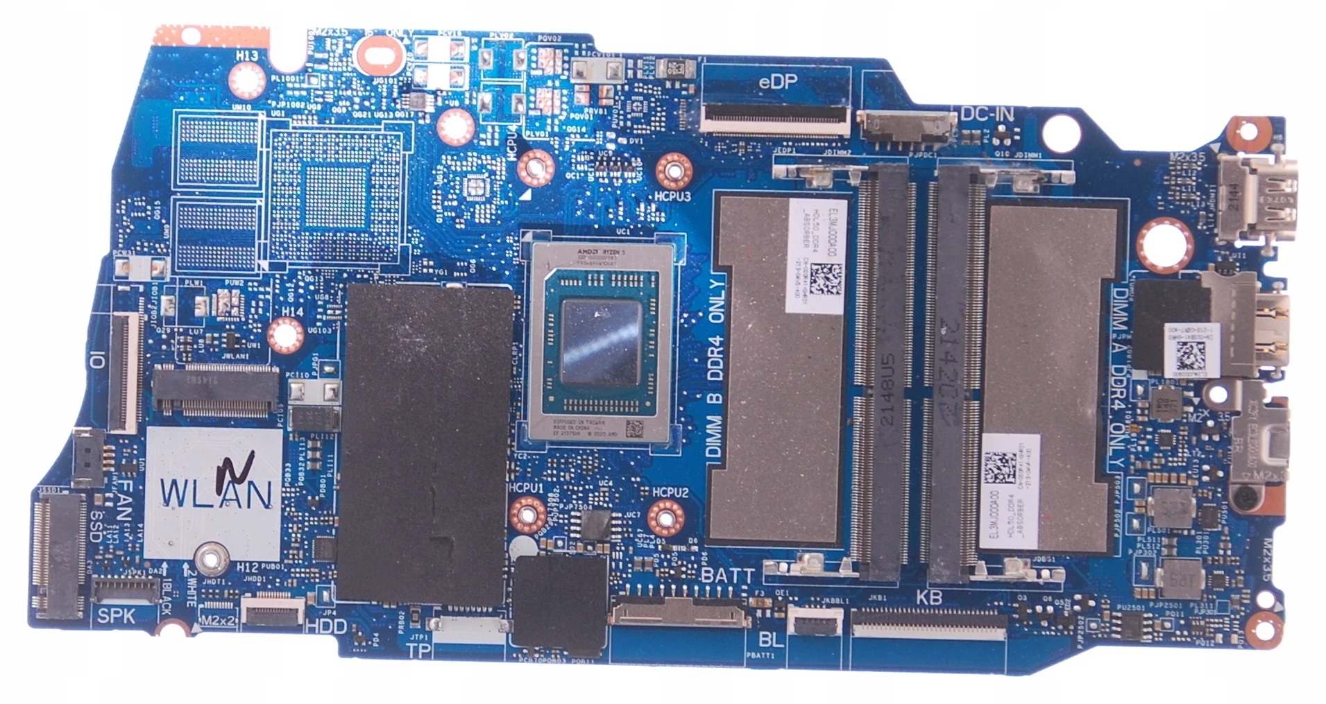 For Dell Vostro 15 3425 3525 Notebook Mainboard R3-5425U R5  R7 CPU  LA-L945P Motherboard 100%  Test OK