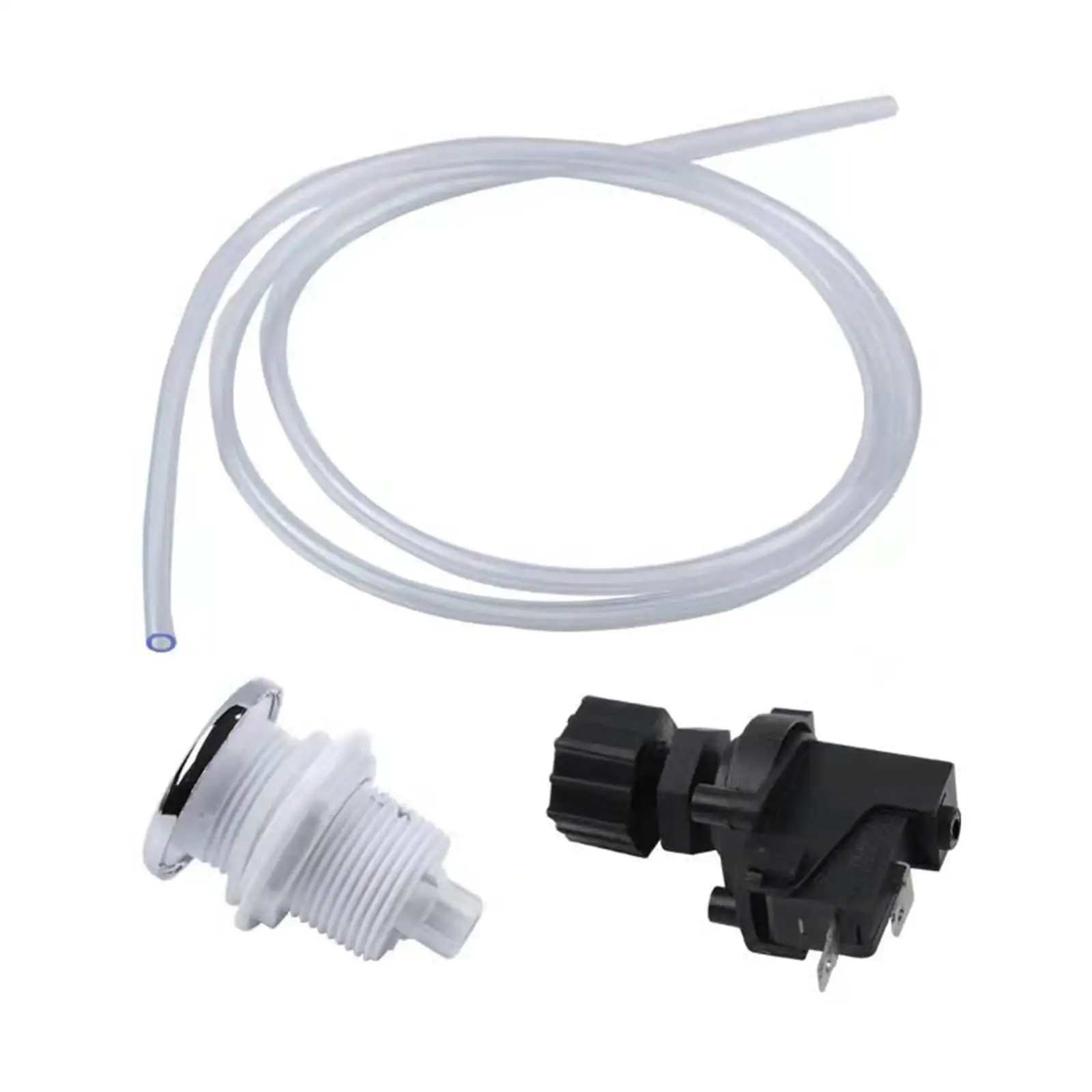 Jetted Jet Tubing Kit Pneumatic Switch Button for Swimming Pool Spa Bathtub Garbage Disposal Air Pump Control