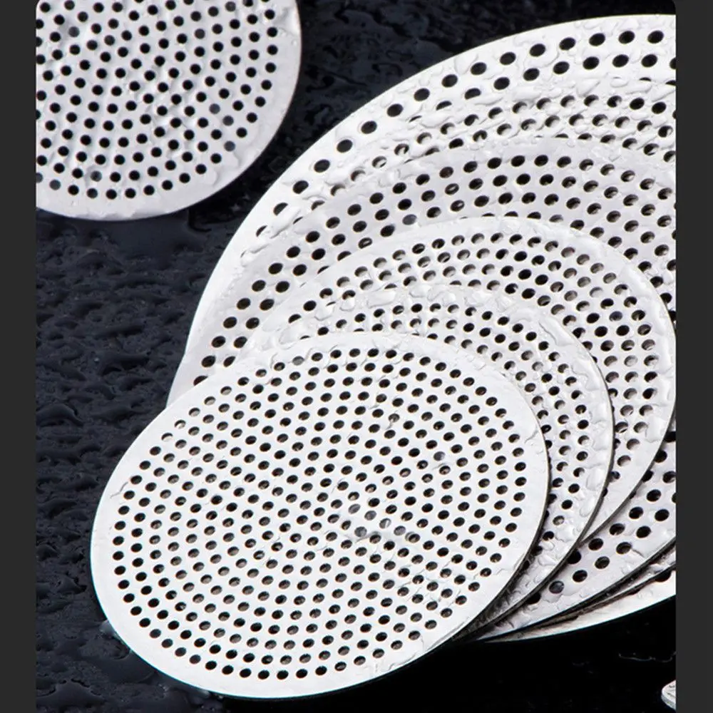 304 stainless steel Drains Cover hair filter mesh floor drain net sewer isolation net kitchen bathroom balcony Sink Strainer