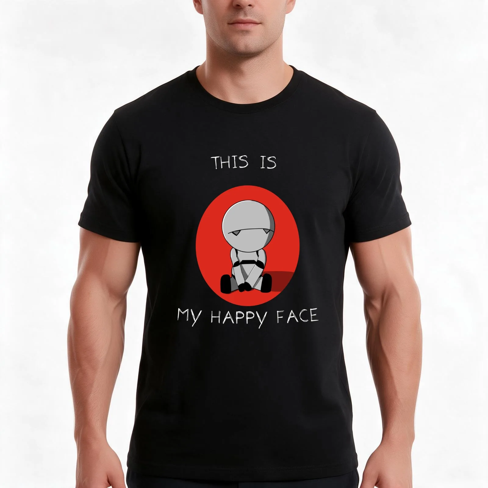 Never a joy! T-Shirt, Summer Casual Cotton Tee, Oversized Streetwear Tops, Vintage Graphic Print, Loose Fit Short Sleeve