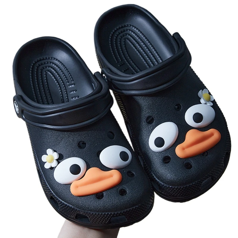 Charme de sapato para crocs diy bonito dos desenhos animados pato boca sapato decorações acessórios encantos para tamancos bogg saco slides sandálias