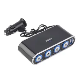 車のシガレットライター,電源アダプター,デュアルUSB 3.0, 12 v,24v,120w,4プラグ,ディストリビューター,新規