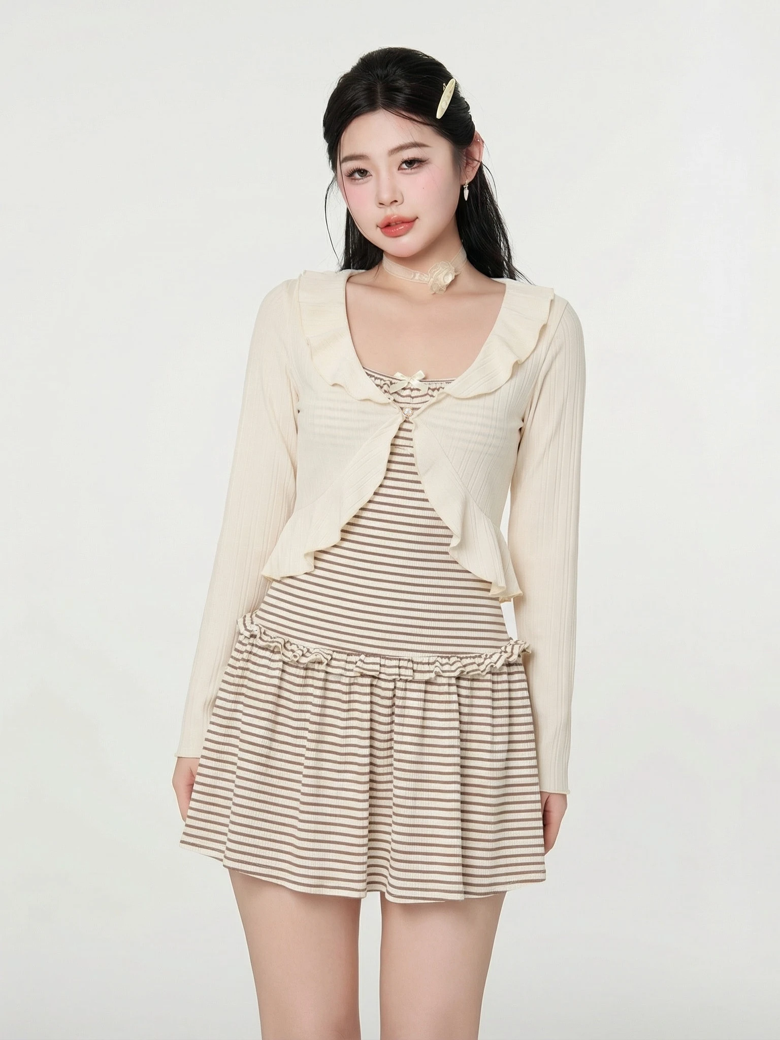 

plus Size Women's Swimsuit Beautiful Thermal Spring Swimwear Pear Shape Cover up Slimming Design Beach Play And Hot Spring Ready