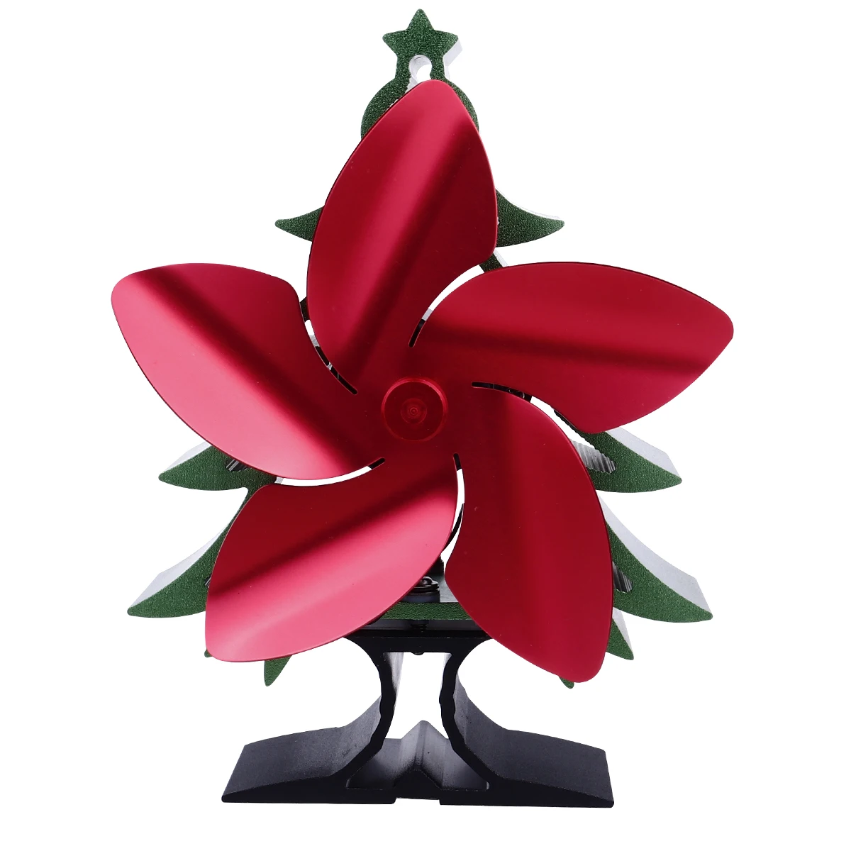 

Heating Thermodynamic Fan Christmas Tree Stove Fireplace Decorations