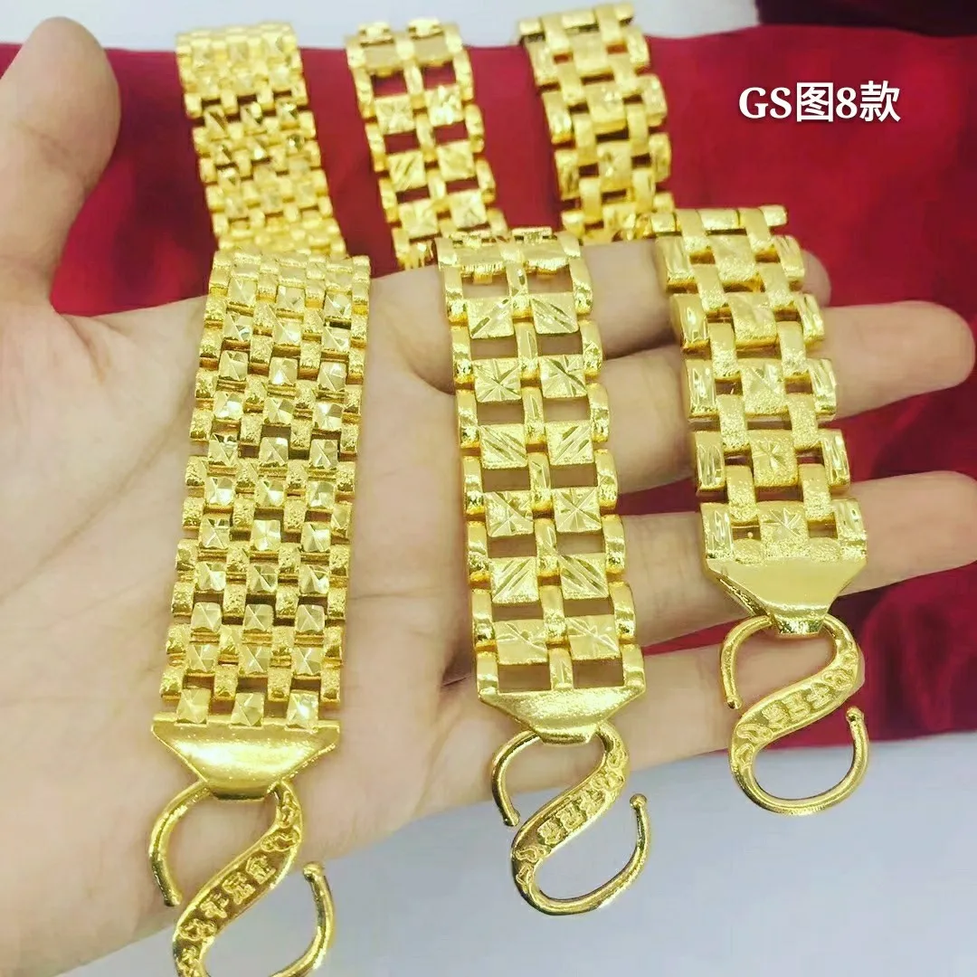 

Men's 24K Gold AU999 Starry Sky Executive Bracelet | Titanium-edged with reflective crystals, showstopping for upscale events