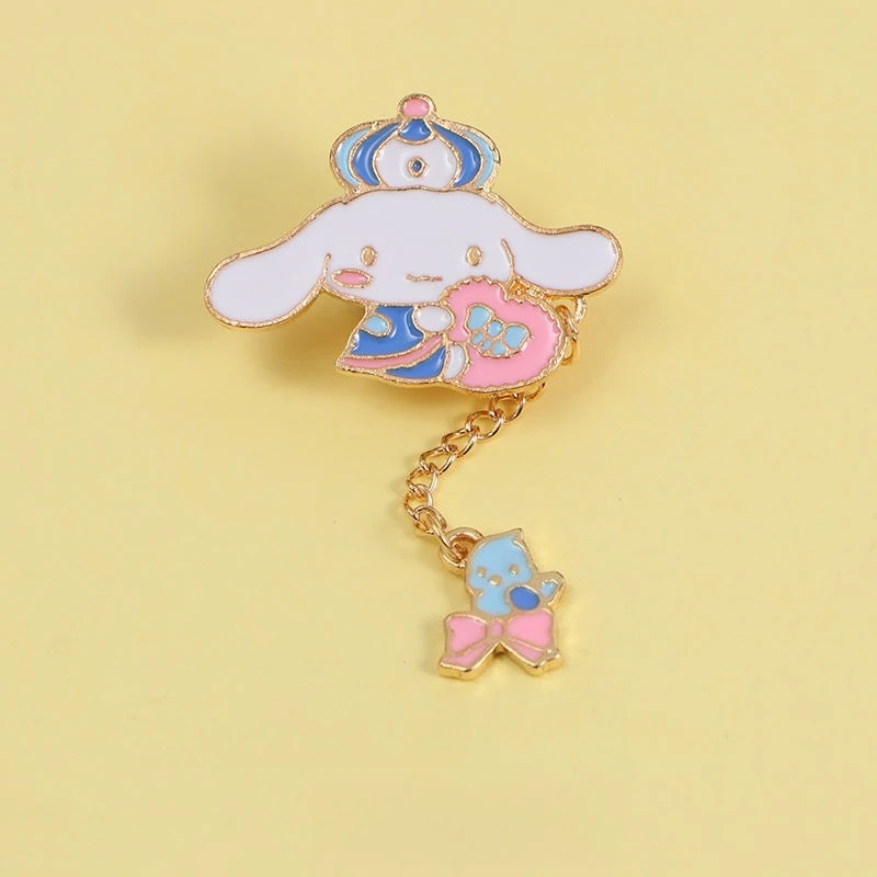 Kawaii مرحبا كيتي سلسلة بروش لطيف ألعاب من الكارتون سلسلة بروش ظهره سطح المكتب اكسسوارات النساء المنتجات طالب هدية بالجملة #4