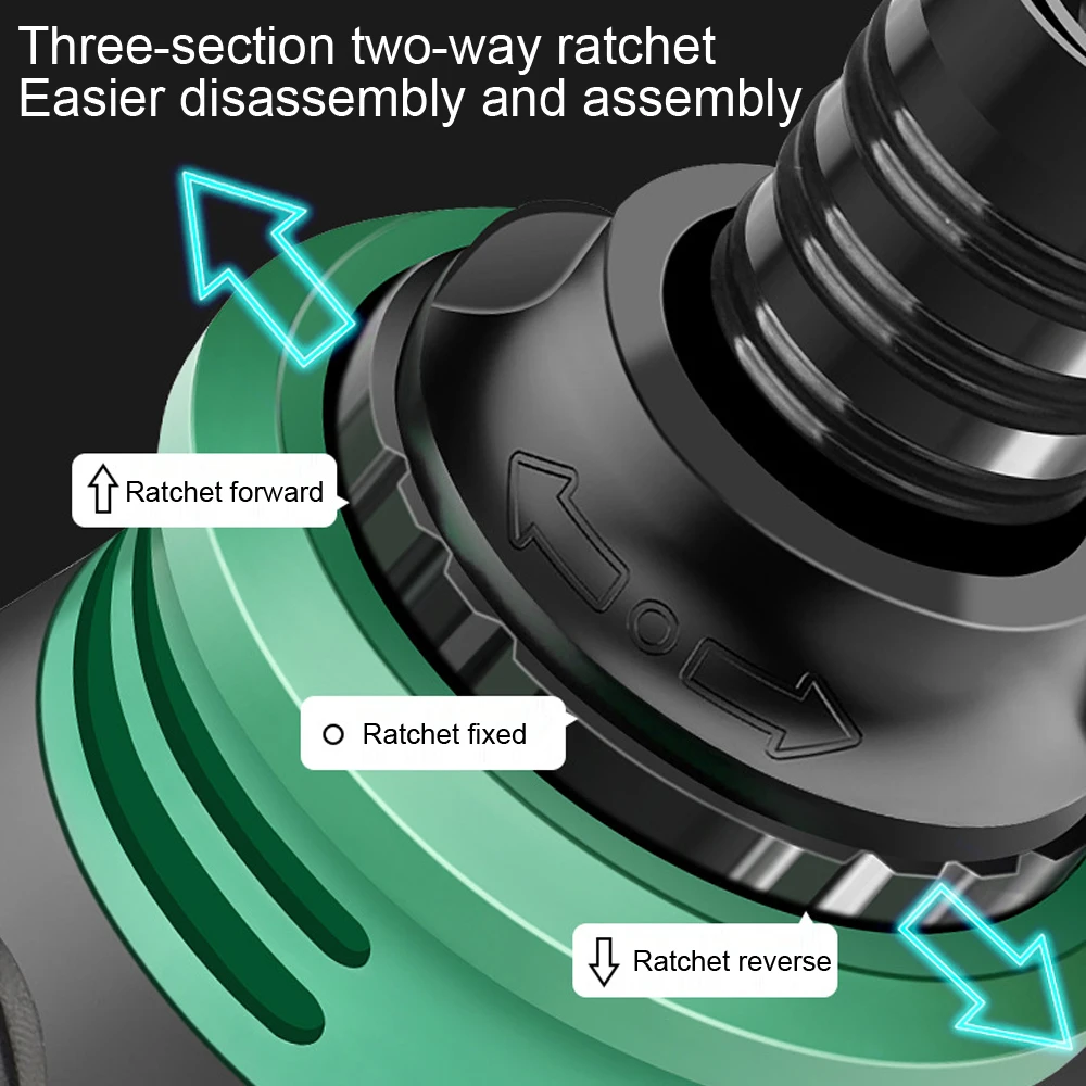 12In1 High Quality Ratchet Screwdriver Set With Multifunctional Adjustable Inner Cross Shaped Triangular Plum Blossom Screwdriv