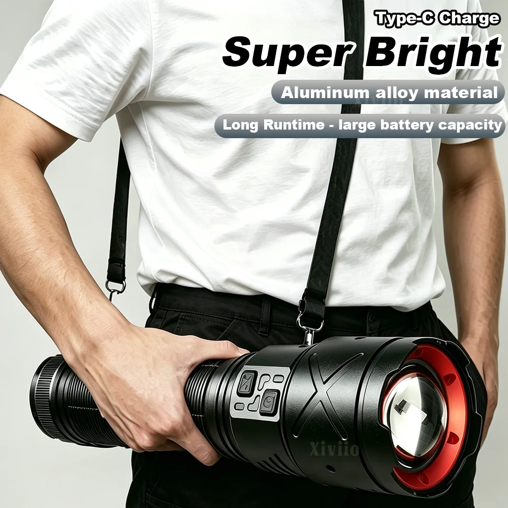 torcia-led-ricaricabile-ultra-potente-2000w-lampada-tattica-super-luminosa-a-lunga-durata-per-avventure-all'aperto-pesca-e-campeggio