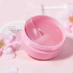 Laikou Japan Sakura Oogmasker Vervagen Donkere Kringen Hydraterende Verstevigende Oogverzorging Oogmasker 50Pcs