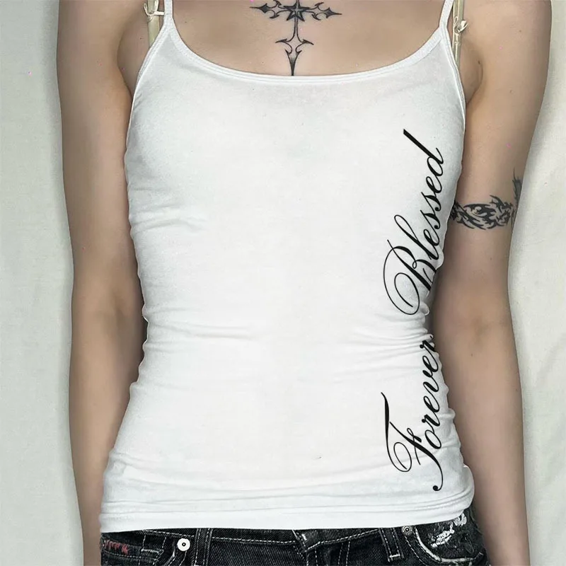 

Женская модная футболка с принтом и надписями, облегающая, из микроэластичного ацетатного волокна, для прогулок, подходит для весеннего сезона