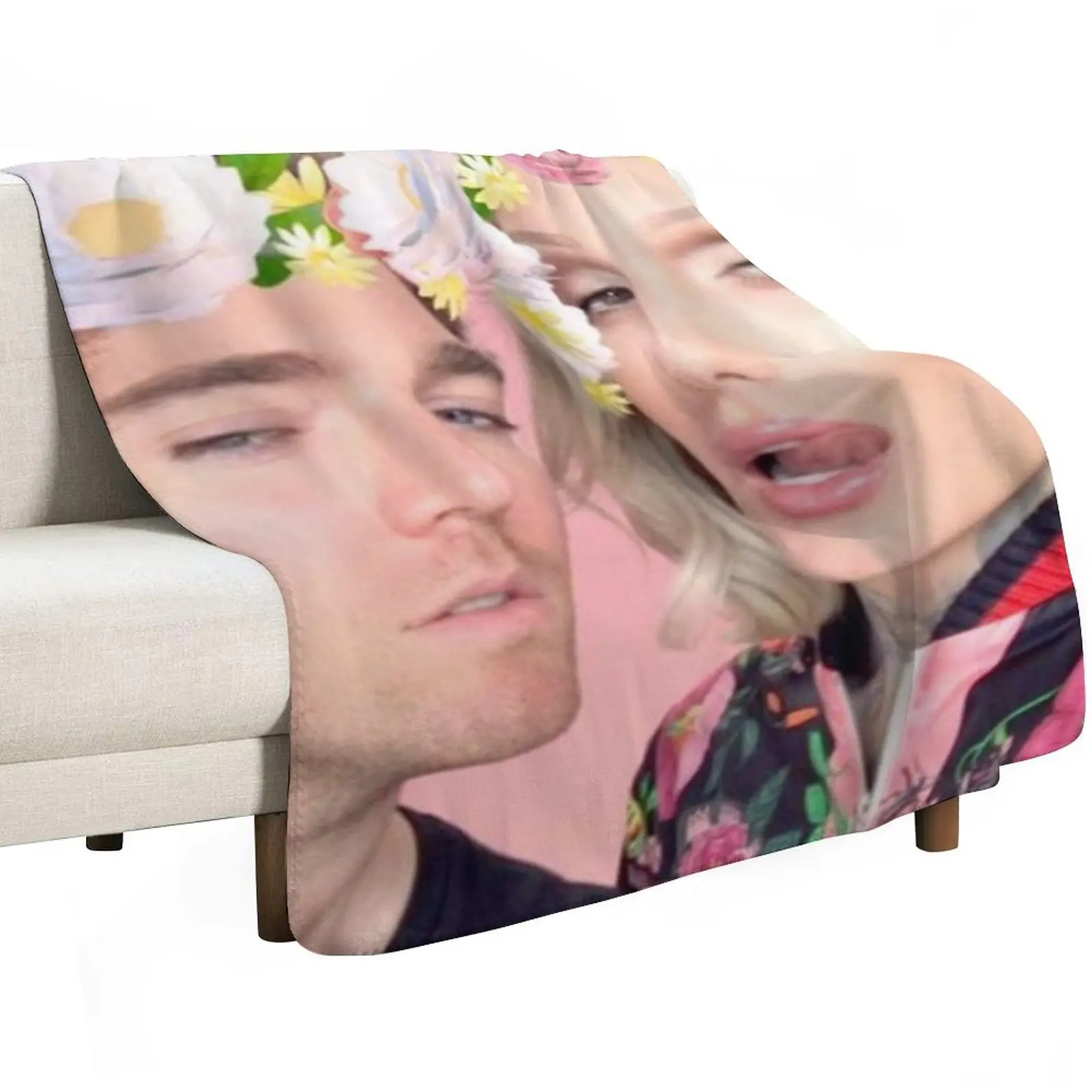 

Shane and Jeffree snapchat Throw Blanket Summer Beddings Thins Soft Plaid Cute Blankets