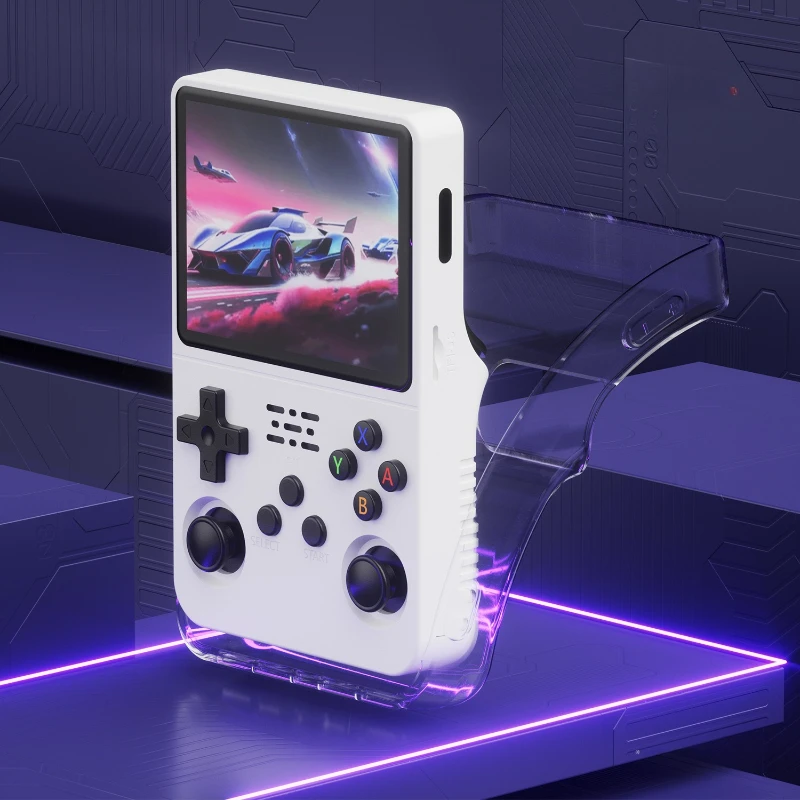 

Slim Transparent TPU Shell For Anbernic R36S - Enhanced Grip & Scratch Resistance
