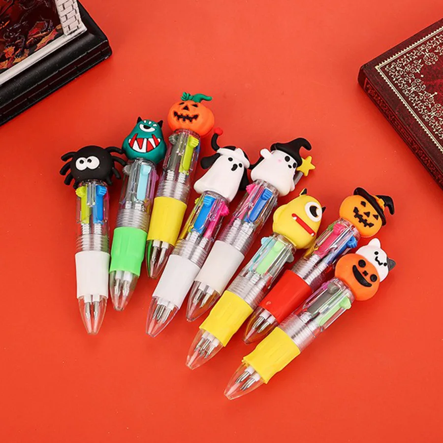 10-100 Stück 10cm Geister-Kürbis Halloween-Themen-Stifte in vier Farben, Halloween-Karneval-Partygeschenke, Geschenktütenfüller, Souvenirpreise – Detail 3