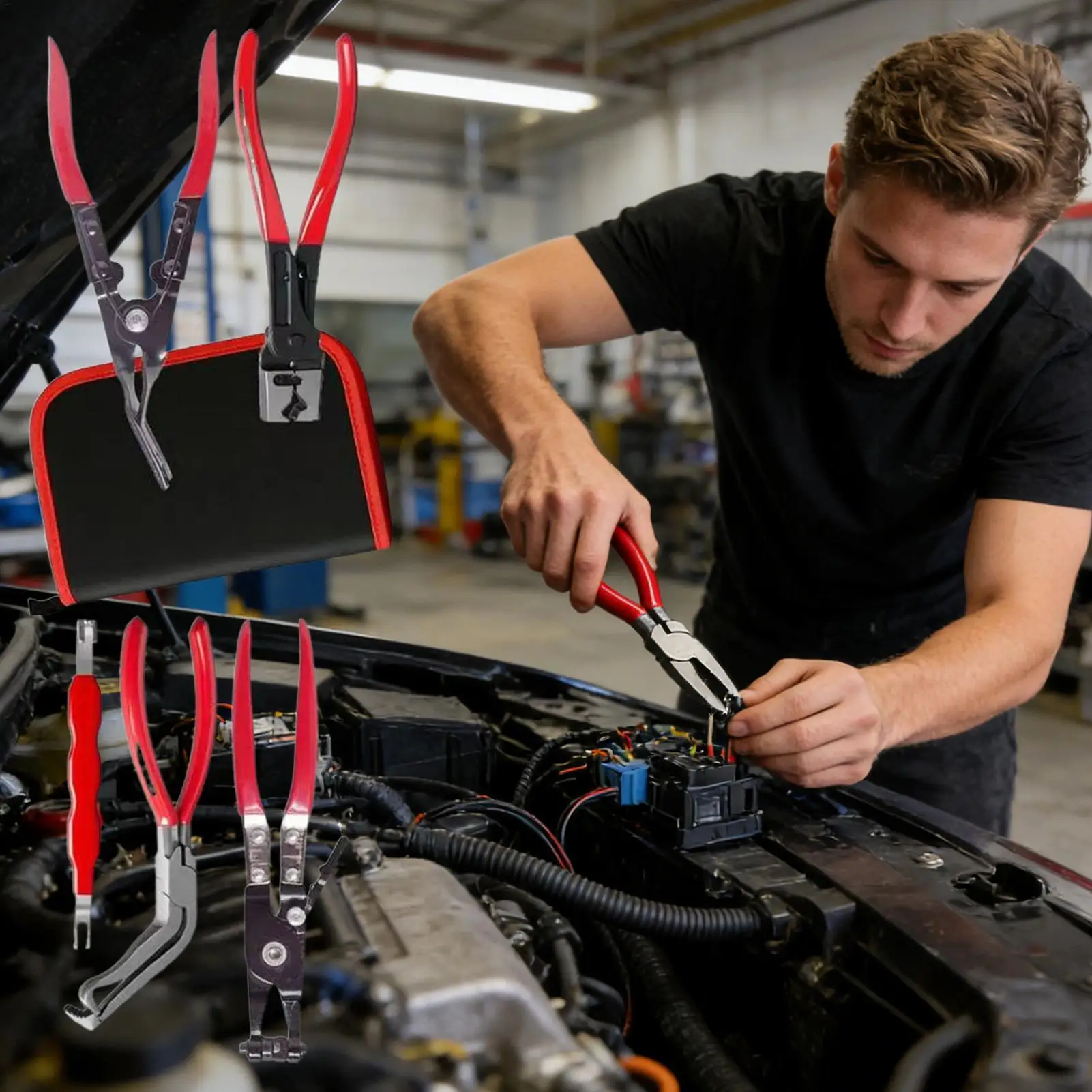 

Electrical Disconnect Pliers Automotive Vehicle Hose Repair Tool Vehicle Hose Clamp For Mechanics Technicians Electricians