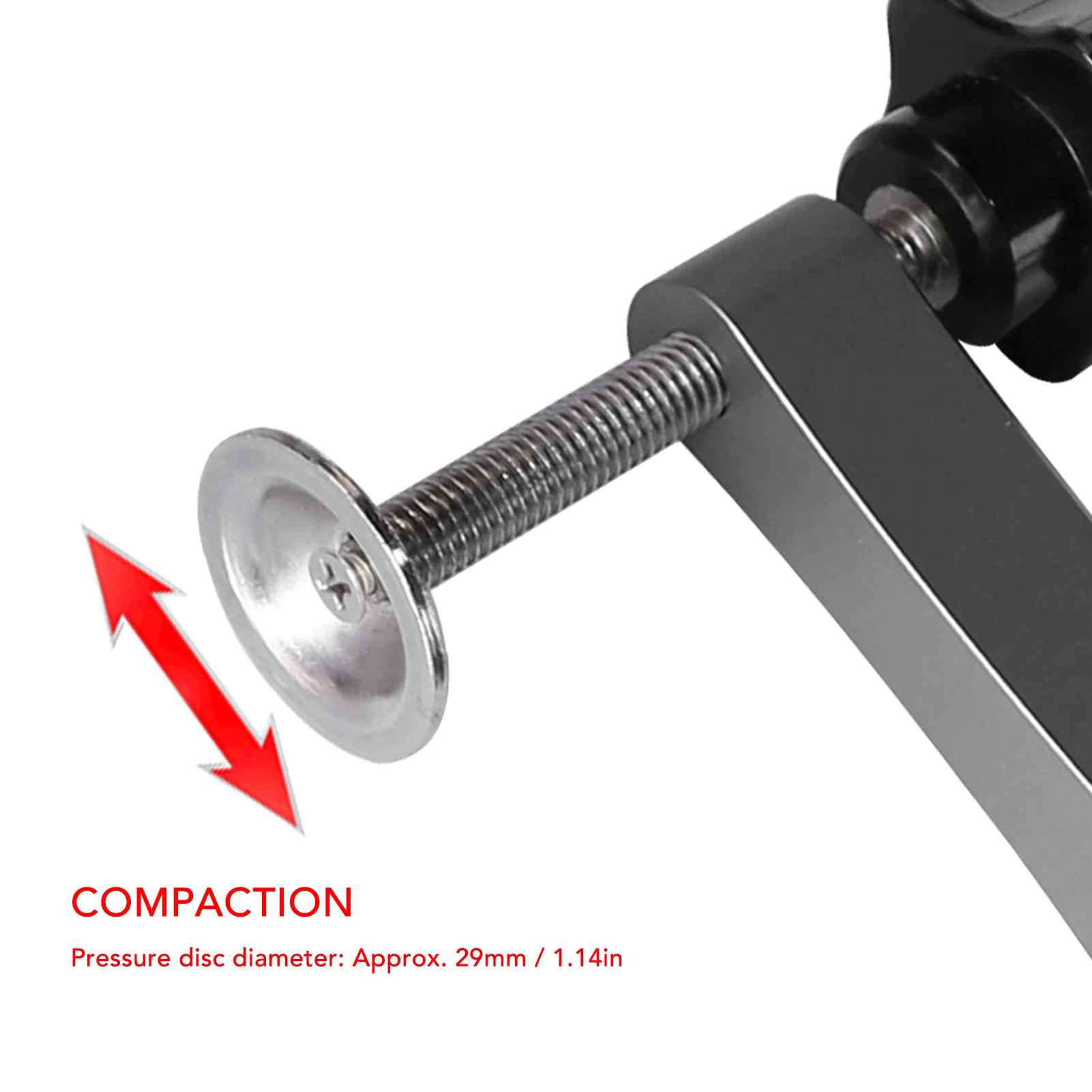 Abrazadera de sujeción Manual de acción rápida, aleación de aluminio, acero inoxidable, ajustable, carpintería, escritorio