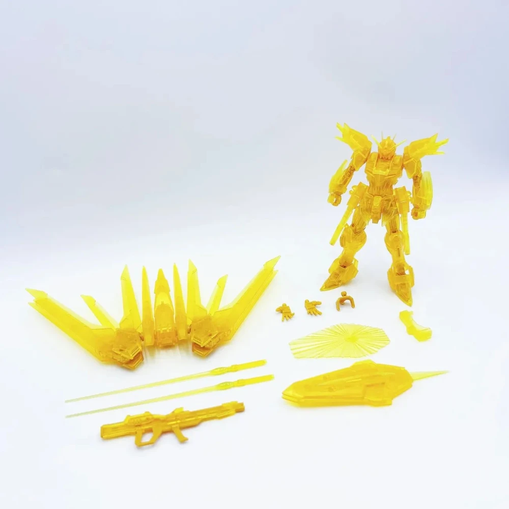 Novo em estoque hg1/144 liberdade de aumento limitado ouro cor esquema montagem modelo kit colecionável personalizado robô brinquedo modelo menino presente