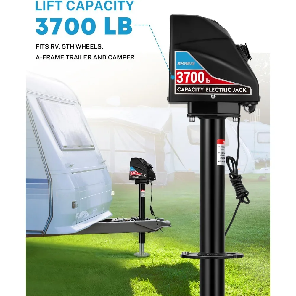 مقبس لسان كهربائي عالي التحمل بوزن 3700 رطل لمقطورات RV والتخييم