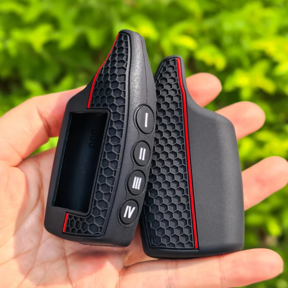 Latest Styles Silicone Rubber Alarm Remote Keychain Case for Scher Khan For Scher-khan Magicar 5 6 M5 M6 Cover Holder