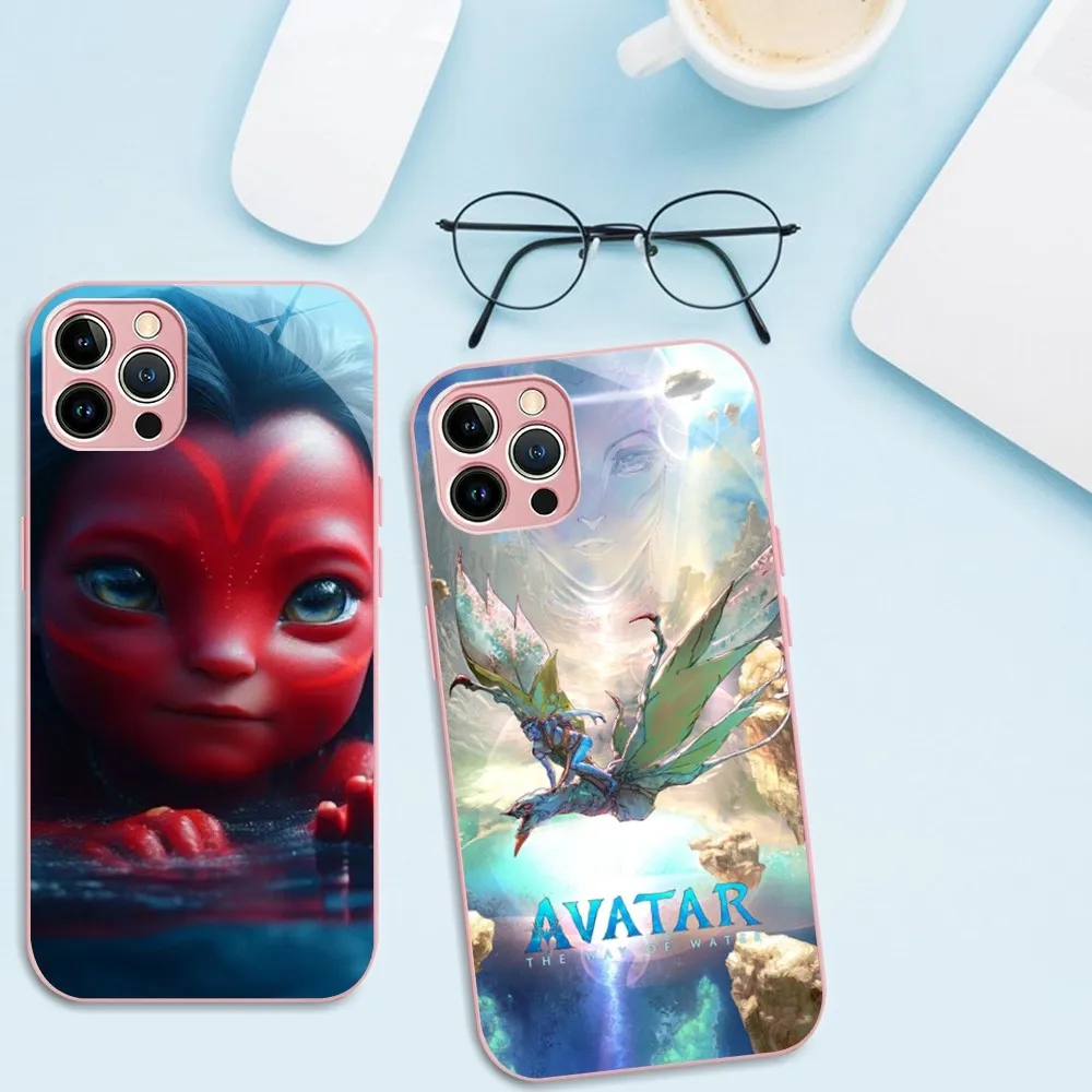 

Film Avatar 3 Phone Case For iphone Tempered Glass 14 12 11 13 Mini XS MAX Pro Plus X XR Cover