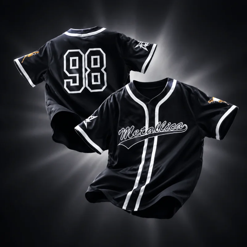 Two-Sided Baseball Jersey Y2K  Metal Streetwear Comfortable Sport Tee Breathable Quick Dry New 3D Sports  for Family Wear