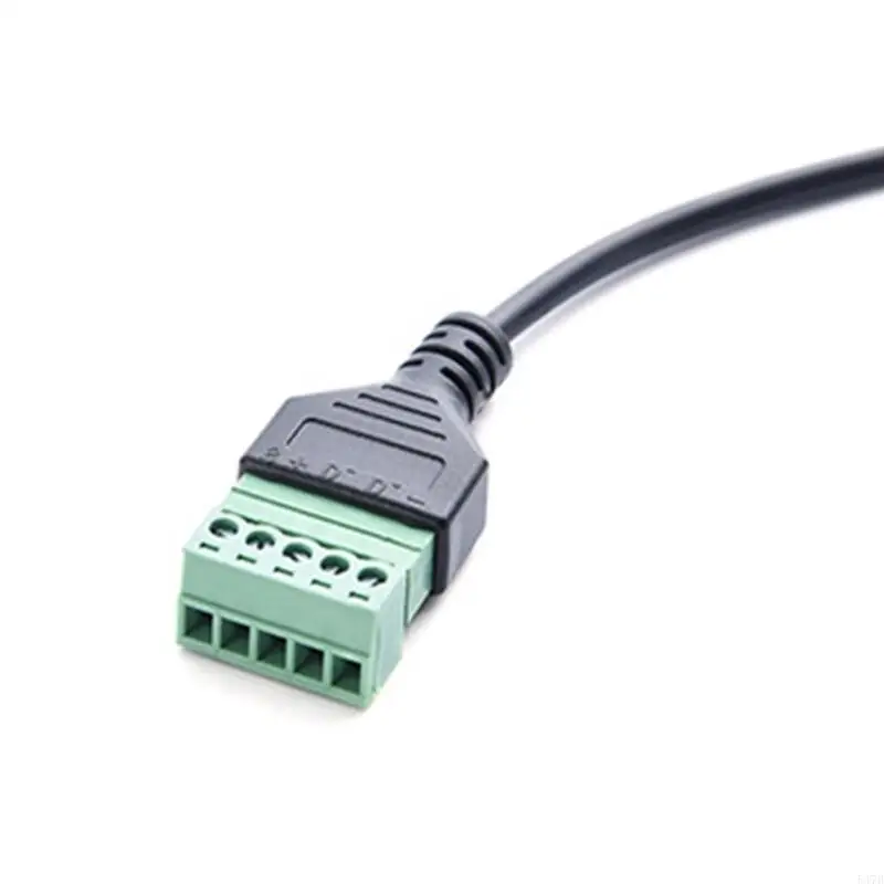 Electronic Cable Type C USB Female To 5 Pin Screw Terminal Cable for Charging