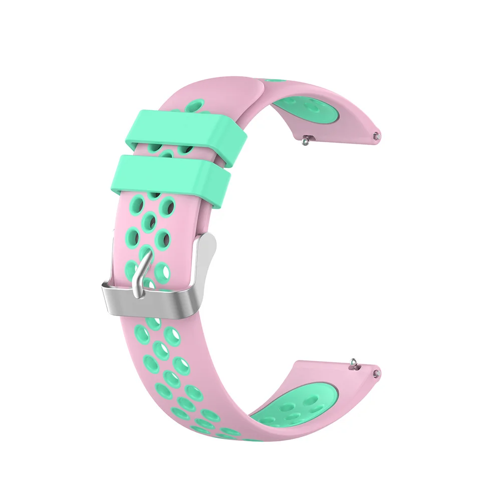 Sport Silicone Watchband 18mm For Realme Band 2 Strap and Clasp Smart Watch Band