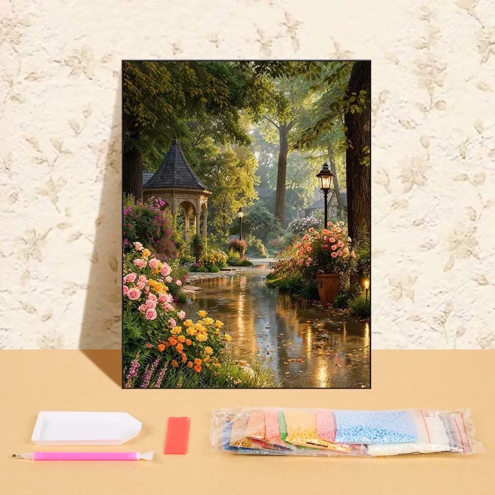 Новая Алмазная Мозаика Цветок Гранулированная Картина Горного Хрусталя Полная Круглая Алмазная Картина С Аксессуарами Настенный Декор Гостиная Новая Алмазная Мозаика Цветок Гранулированная Картина Горного Хрусталя Полная Круглая Алмазная Картина С Аксессуарами Настенный Декор Гостиная