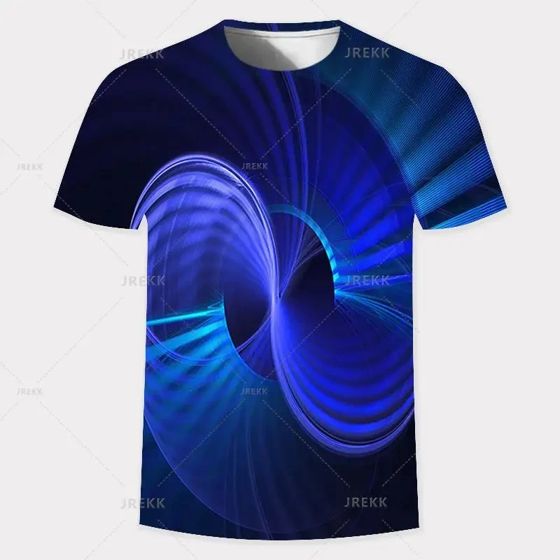 New T Shirt 3D Golden Glitter Digital Printed T-shirt O-neck Short Sleeve Kids Casual Personality Tee Comfortable Tops