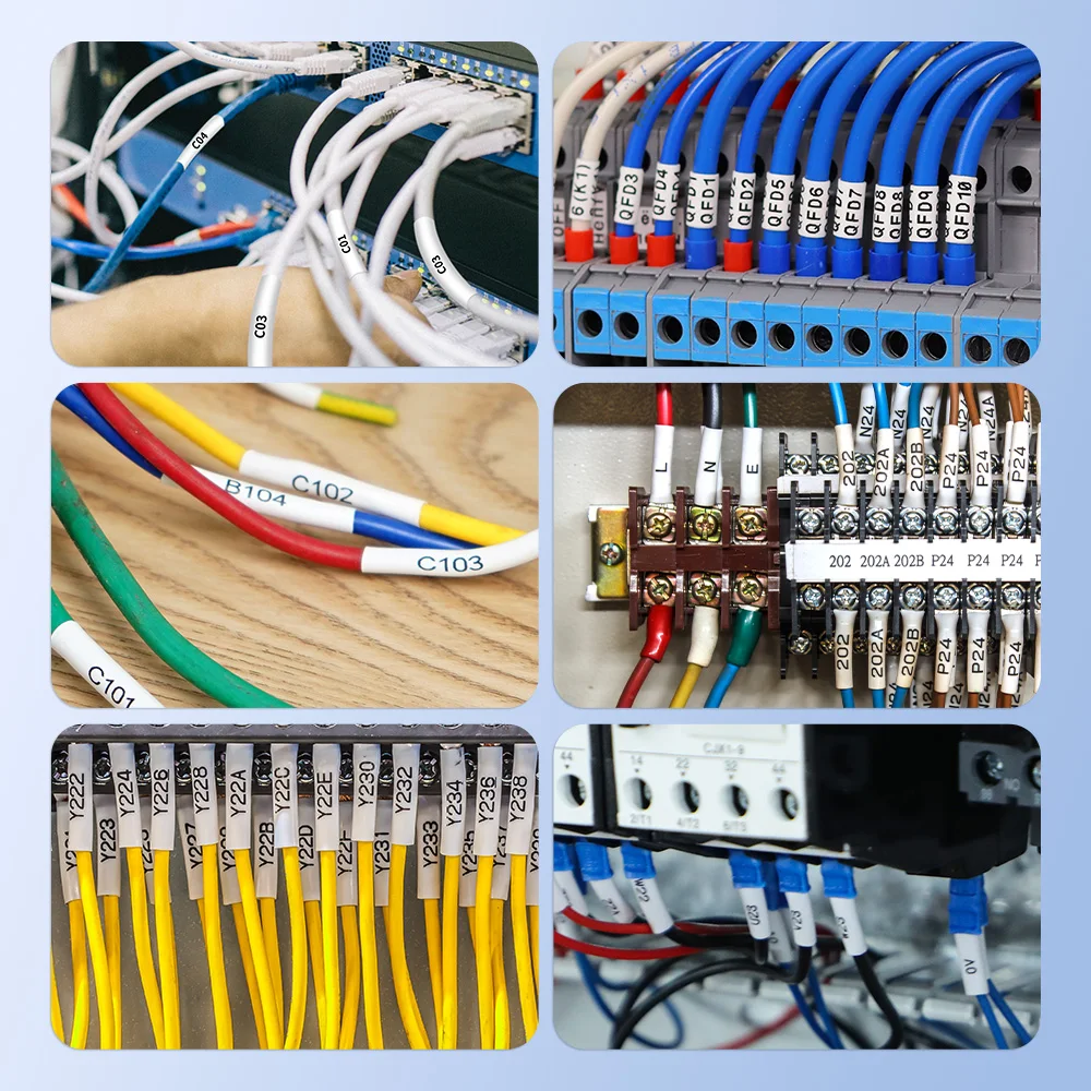 آلة صنع الملصقات E1000 PRO مع طابعة ملصقات محمولة بشريط USB-C للطاقة أيقونة الخط المتعددة لتنظيم المكاتب المدرسية